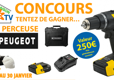 concours perceuse peugeot
