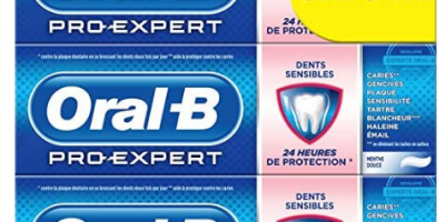 Pack de 3 Dentifrice Dents Sensibles Oral-B Pro-Expert