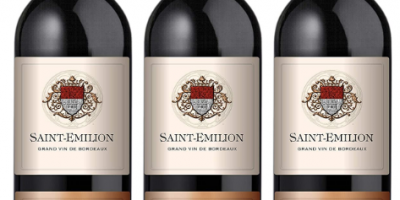 Lot de 3 bouteilles de Vin de Bordeaux Saint-Emilion