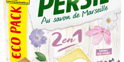 persil lessive capsules 2 en 1 bouquet de provence eco pack 60 lavages