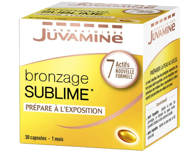 juvamine bronzage sublime 30 capsules