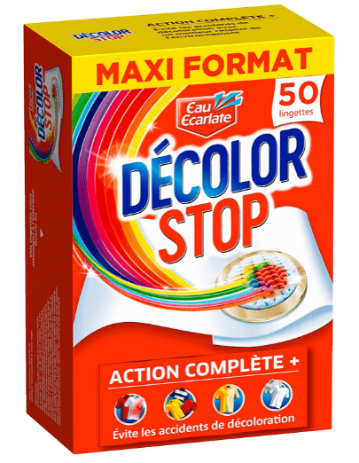lingettes anti decoloration decolor stop