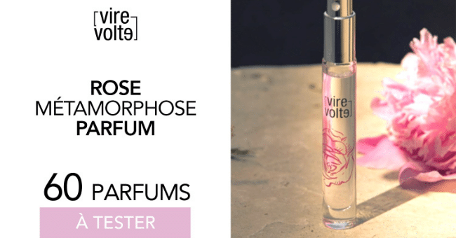 parfums rose metamorphose virevolte