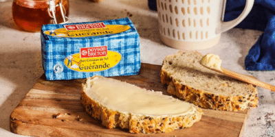 Testez les beurres aux cristaux de sel de Guerande Paysan Breton