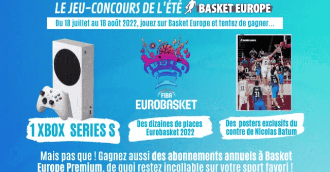 le grand jeu concours de lete basket europe