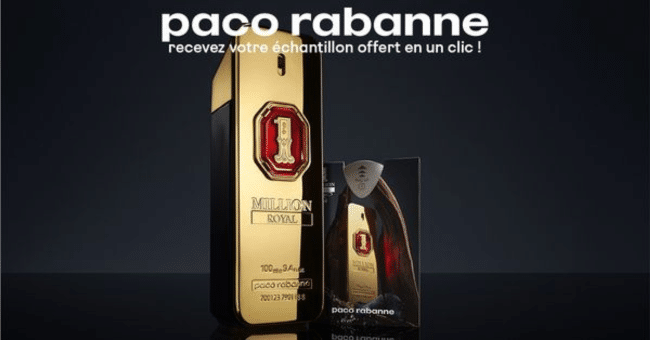 echantillons gratuits parfum paco rabanne