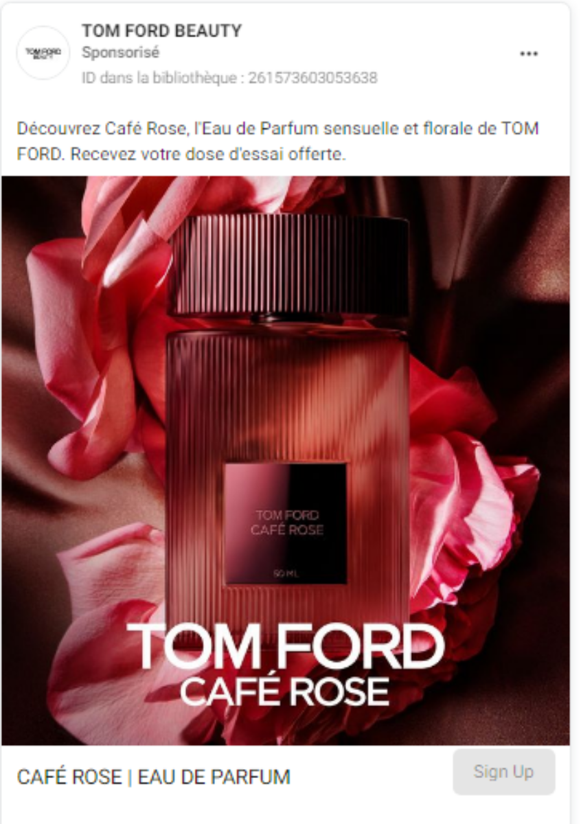 Echantillons GRATUITS du parfum Cafe Rose de Tom Ford1
