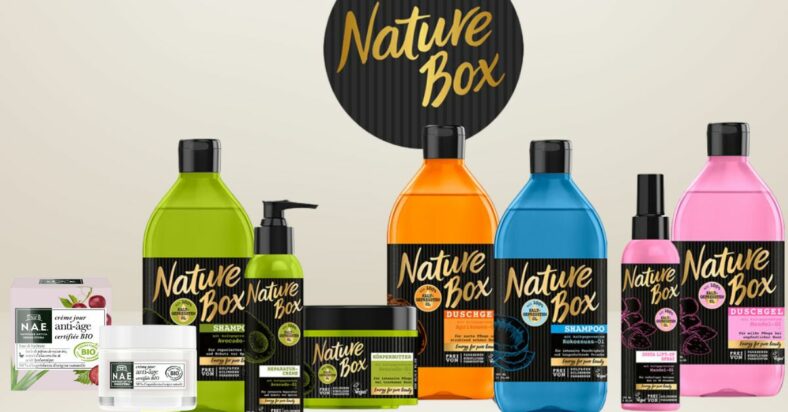 24 lots dun an de produits cosmetiques offerts Diadermine Nature Box. 2