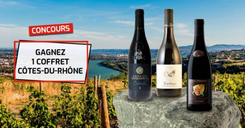 Concours Relais du Vin Co 1 coffret de 3 bouteilles de vin a remporter
