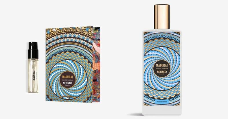 Echantillons gratuits de leau de parfum Madurai de Memo Paris