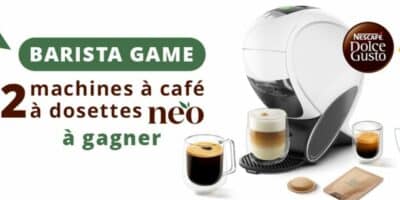 2 machines a cafe Neo de Dolce Gusto a gagner