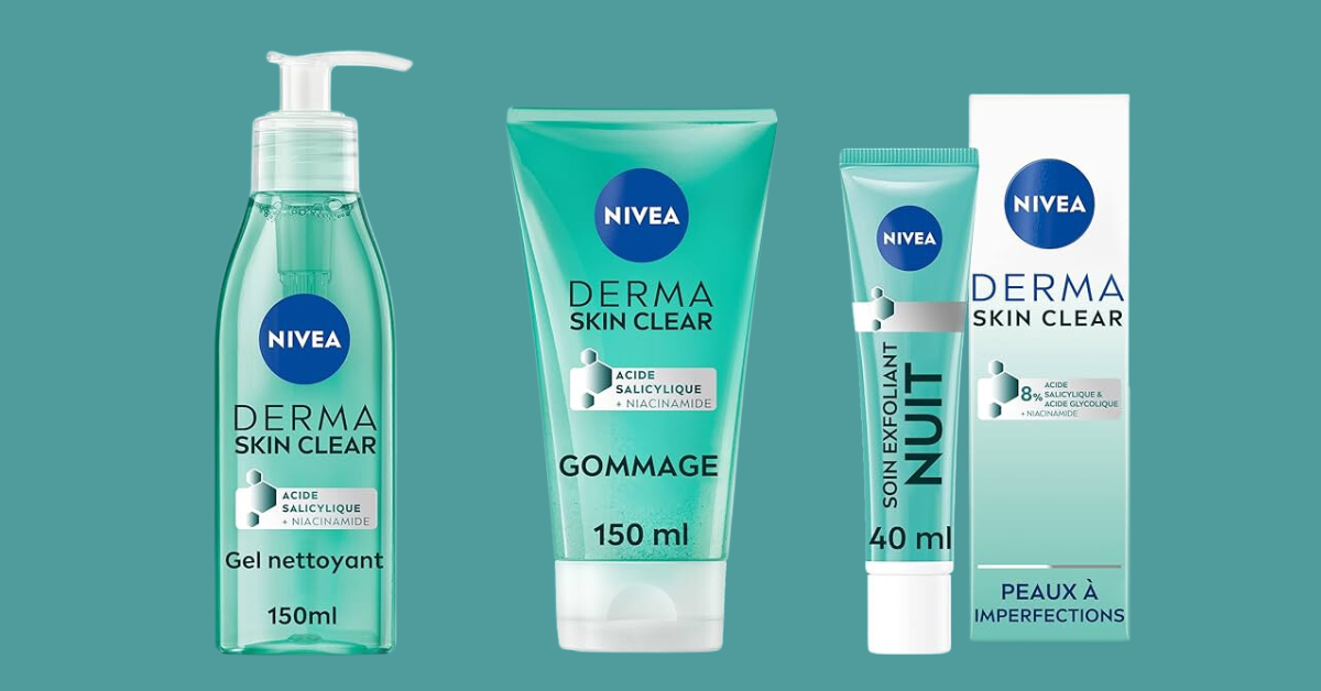 3 Routines Derma Skin Clear de Nivea a gagner