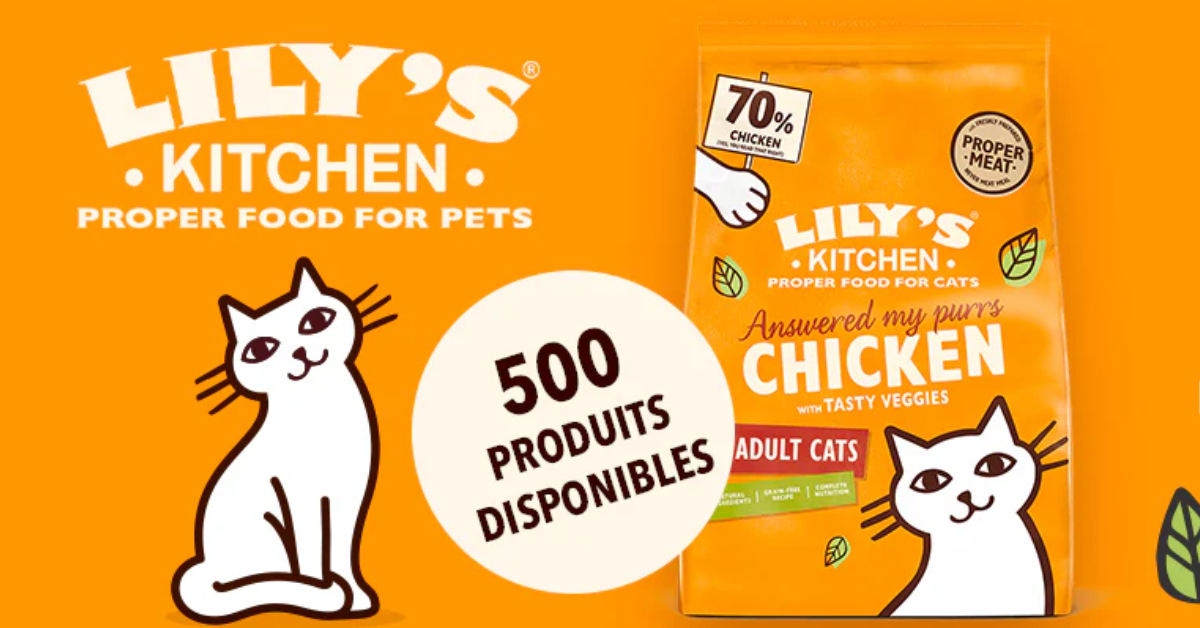 500 echantillons gratuits de croquettes pour chats Casserole Chiken de Lilys Kitchen 1