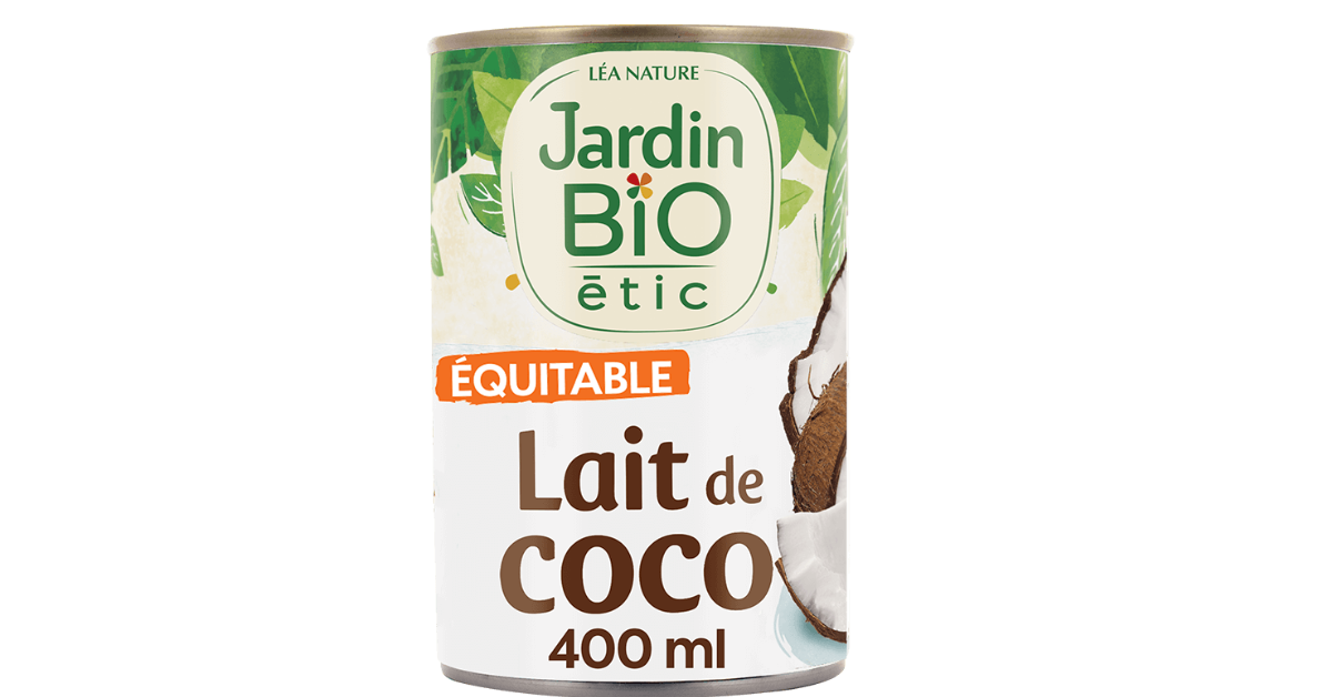 80 Laits de coco bio de Jardin BiO etic a tester gratuitement 1