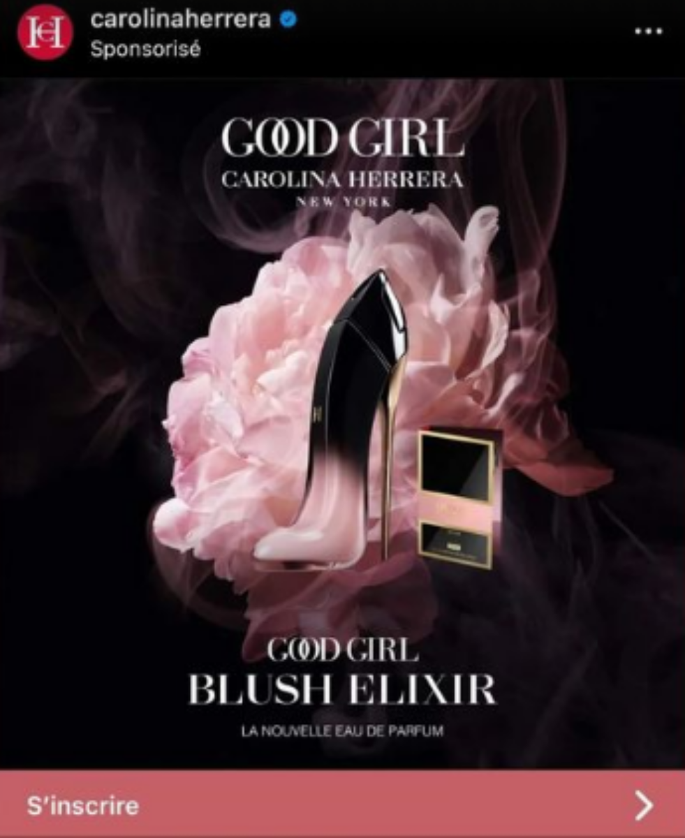 Obtenez vos echantillons gratuits du parfum Good Girl Blush Elixir de Carolina Herrera 1