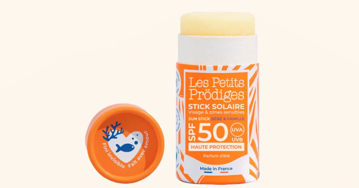 Stick solaire SPF50 Les Petits Prodiges a tester gratuitement