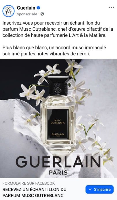 Échantillons GRATUITS du nouveau parfum Musc Outreblanc de GUERLAIN 5 guerlain 1